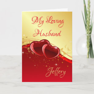 Valentine's Day Card-My Loving Husband Holiday Card