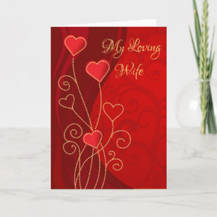 Valentine's Day Card-My Loving Wife  Holiday Card