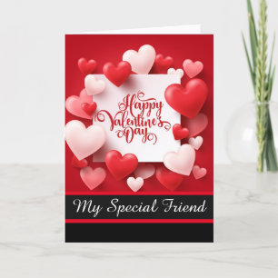 Valentine's Day Card-My Special Friend  Holiday Card