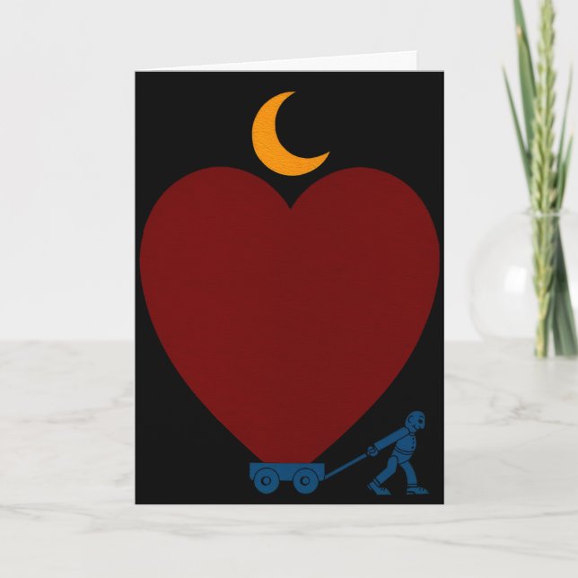 Valentine's Day Card With Heart (Front)