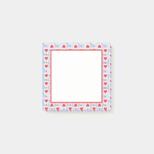 Valentine's Day Cards Tie Dye Notes