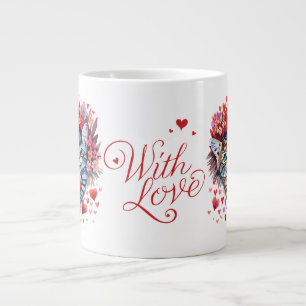 Valentine's Day Cat Mug