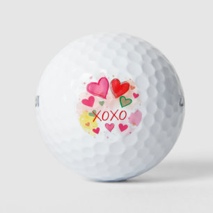 Valentine's Day celebration of Love Golf Balls