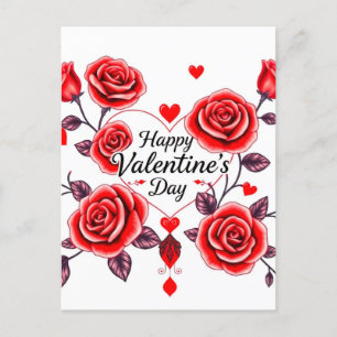Valentine's Day celebration of Love Postcard