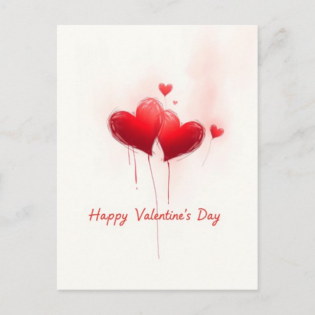 Valentine's Day celebration of Love Postcard (Front)