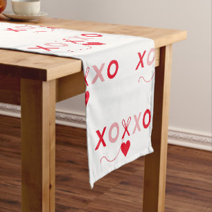 Valentine's Day celebration of Love Short Table Runner