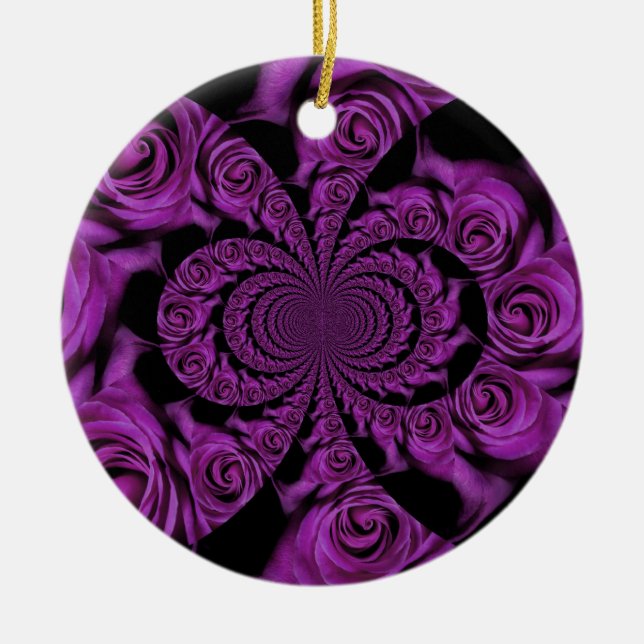 Valentines day ceramic tree decoration (Front)