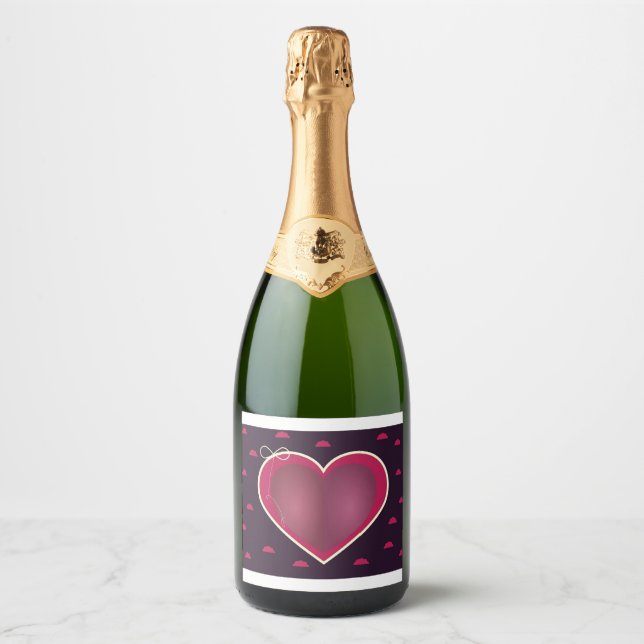 Valentine's Day, champagne 🍾 labels 🥂 (Front)