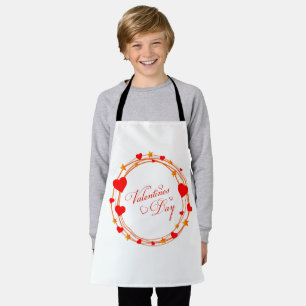 Valentine's Day Circle Design-25695 Apron