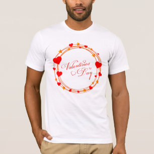 Valentine's Day Circle Design-25695 T-Shirt