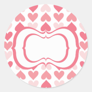 Valentine's Day Classic Round Sticker