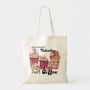 Valentine's Day Coffee Funny Tote Bag
