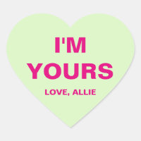 Valentine's Day Conversation Heart