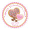 Valentine's Day Cookie Stickers Goodie Bag Sticker