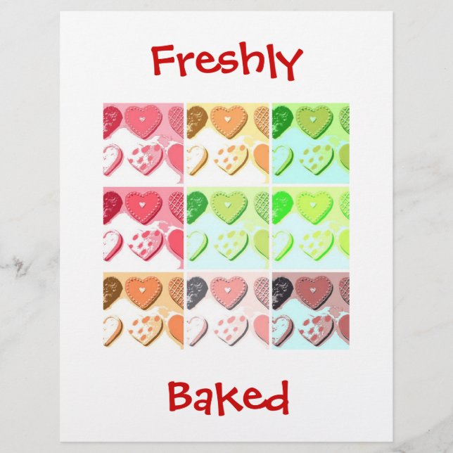 Valentine's Day Cookies Flyer (Front)