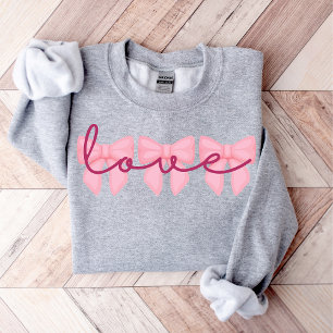 Valentine's Day Coquette Bow shirt, Valentine's Sweatshirt