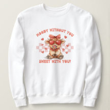 Valentine's Day Coquette Highland Cow