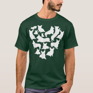 Valentines Day Corgi Heart Funny Dog Lover Gifts M T-Shirt