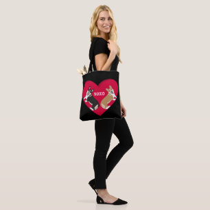 Valentines Day Corgi XOXO  Tote Bag