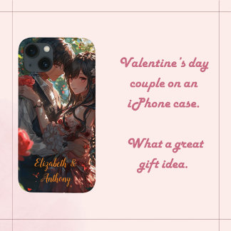 Valentine's day couple iPhone 13 case