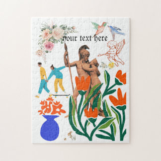 Valentine's day couple colourful jigsaw puzzle