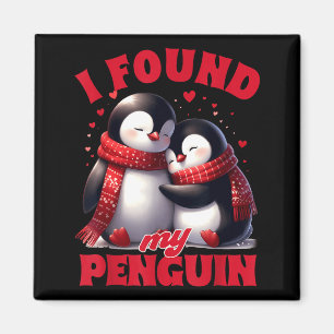 Valentine's day couple wife & husband i found my p magnet