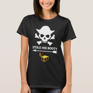 Valentine's Day Couples Costume  Pirate Men Women T-Shirt