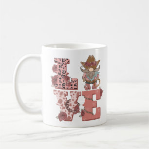 Valentine's Day Cowboy Gnome Coffee Mug