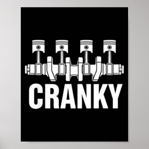 Valentine's Day Cranky Crankshaft Design For Mecha Poster