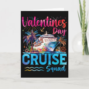 Valentine's Day Cruise Squad 2026 Couples Vacation Card