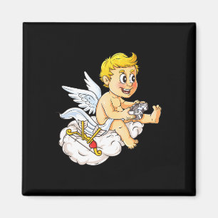 Valentines Day Cupid Video Gamer Controller Boys K Magnet