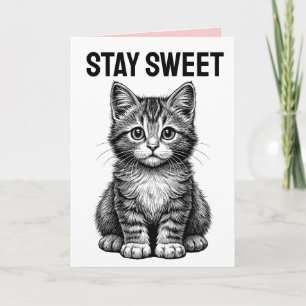  VALENTINE'S DAY CUTE CAT FRIEND GREETING CARD