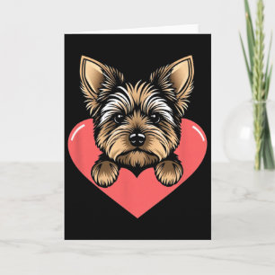 Valentine's Day Cute Dog Heart Card