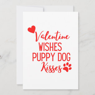 Valentines Day Cute Dog Pet Photo Holiday Card