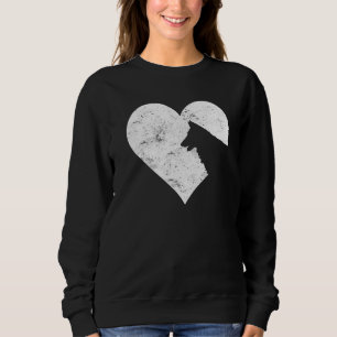 Valentine's Day Cute German Shepherd Dog Lover Dog Sweatshirt