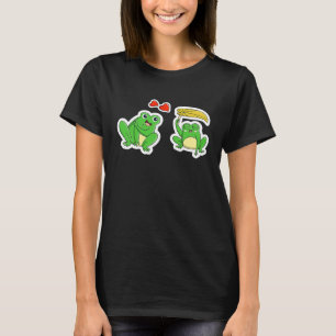 Valentines Day Cute Love Frogs Boyfriend Girlfrie T-Shirt