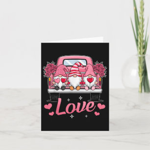 Valentines Day Cute Love Heart Gnome Funny Gnome L Card