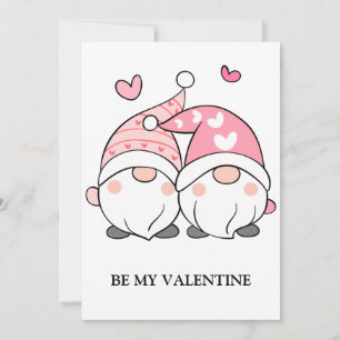Valentines Day Cute Love Holiday Gnome Card