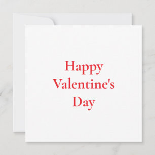 Valentine's Day Cute Red Colourful Romantic 2025 Card