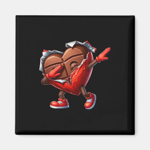 Valentine's Day Dabbing Heart Candy Funny Humour Magnet