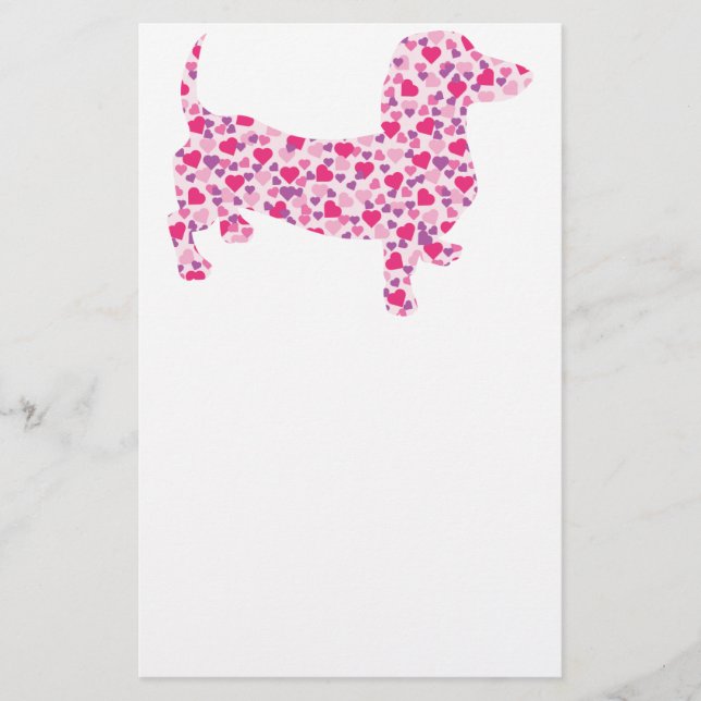Valentine's Day Dachshund (Front)
