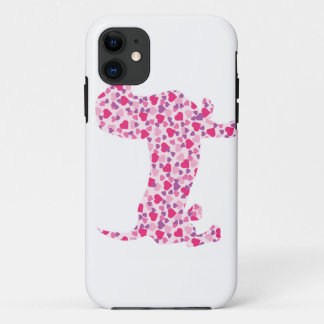 Valentine's Day Dachshund iPhone 11 Case