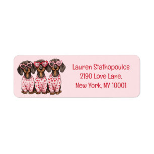 Valentines Day Dachshund Dogs