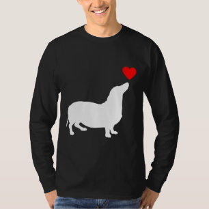 Valentines Day Dachshund Wiener Dog T-Shirt