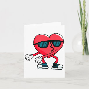 Valentines Day Dancing Heart Card