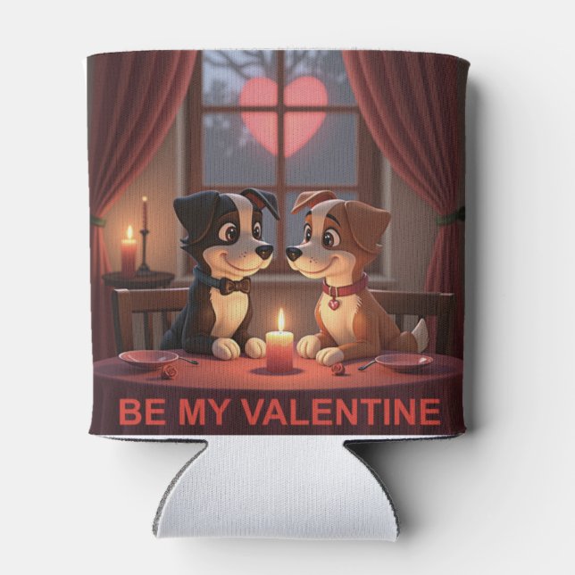 Valentines Day Dinner 4 2 Bottle/Can Cooler (Back)