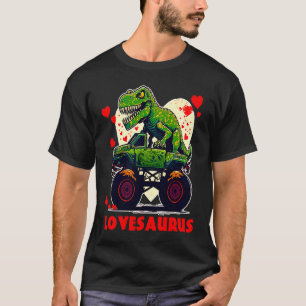 Valentines Day Dinosaur Rex Boys Valentine Kids Lo T-Shirt