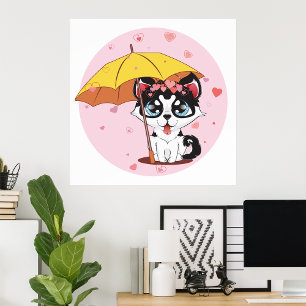 Valentines Day Dog Poster