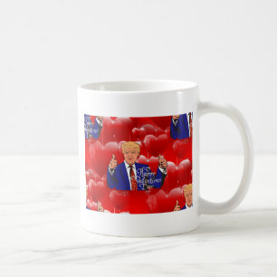 valentines day donald trump coffee mug