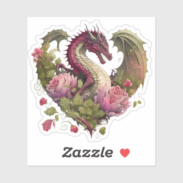 Valentine's Day Dragon Heart (Sheet)